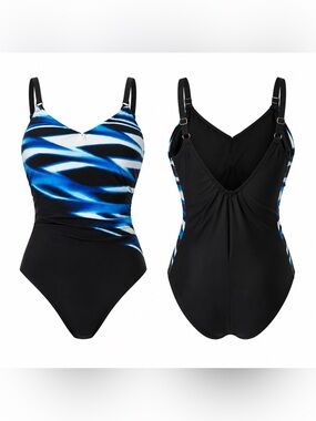 NWT Miraclesuit Hamden One Piece Blue